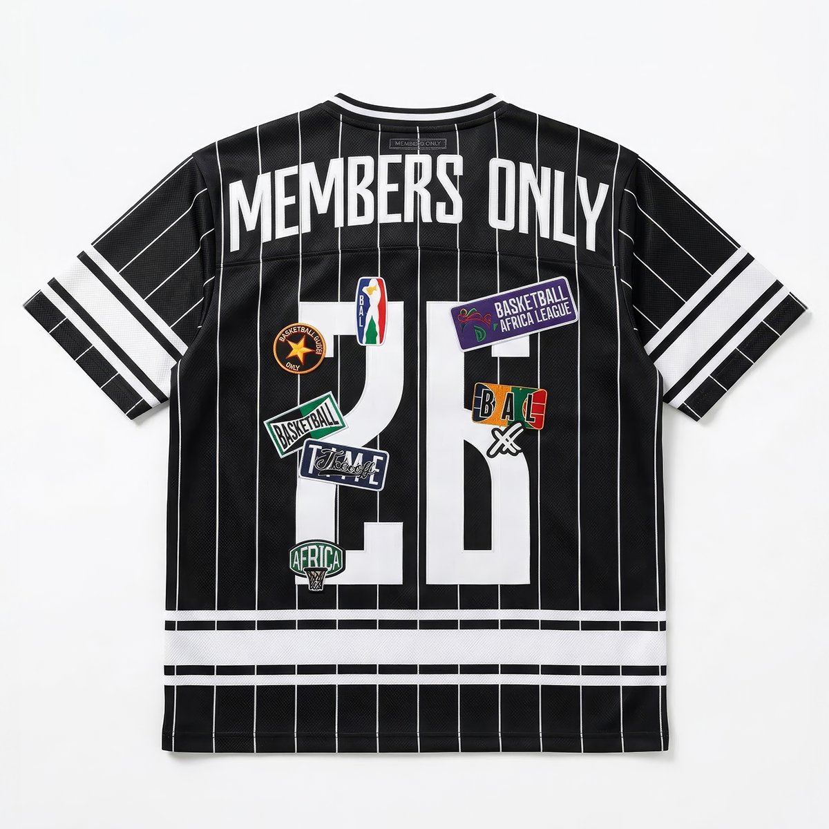 Oversized Members Only Football Jersey Printed Version